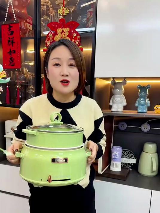 老式电煮锅涂层易脱落，清洗几次就生锈？食品级不粘材质，清水一冲油污直接脱落#甄选好物#