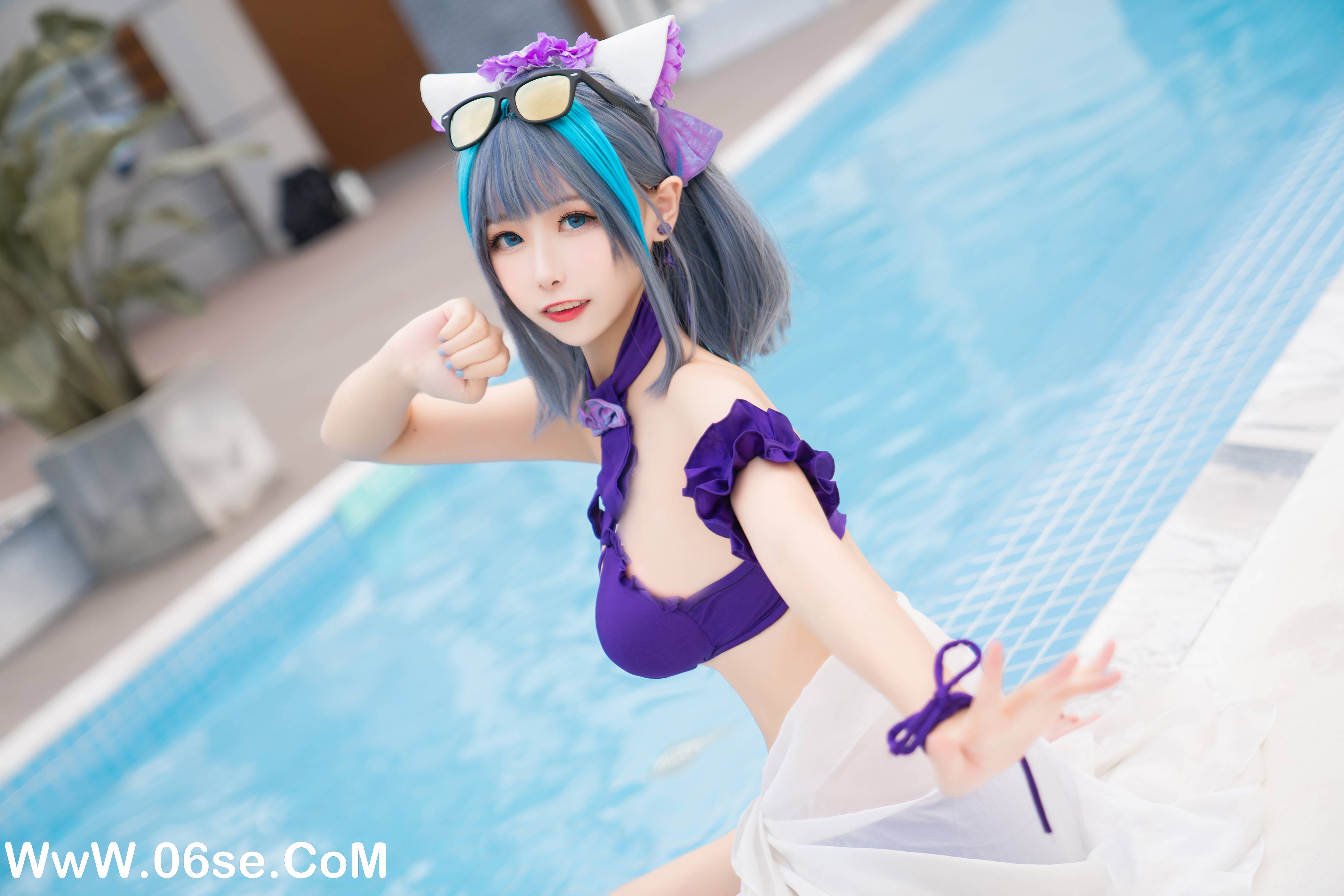 图片[23]-Momoko葵葵 NO.018 – 柴郡水着[40P+1V313M]-六色网