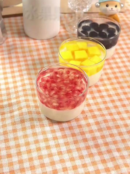 水果果冻蛋糕,冰冰凉凉很顺滑