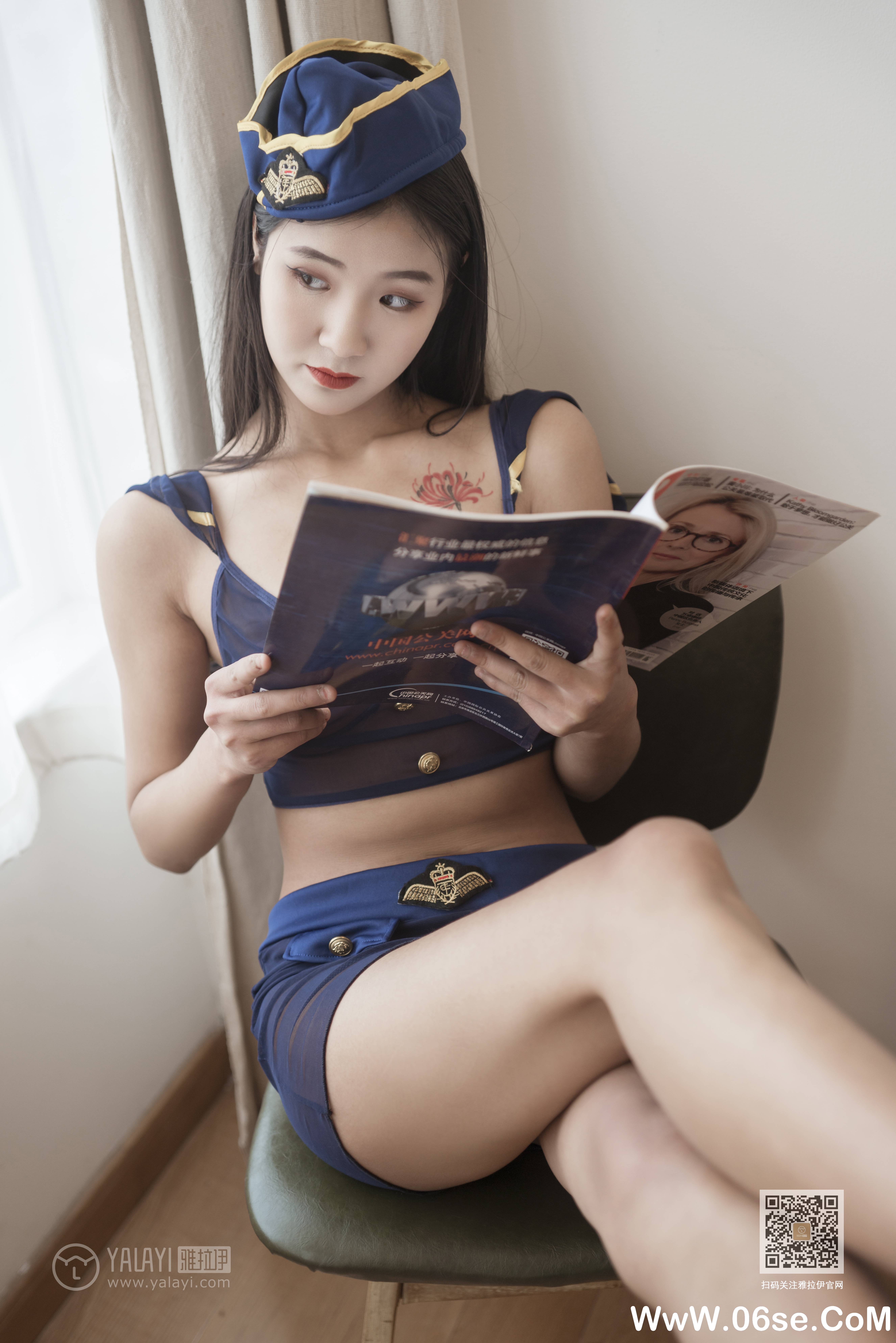 图片[8]-[YALAYI雅拉伊] 2020.01.10 NO.516 诗诗《空姐的另一面》[41P+1P651M]-六色网
