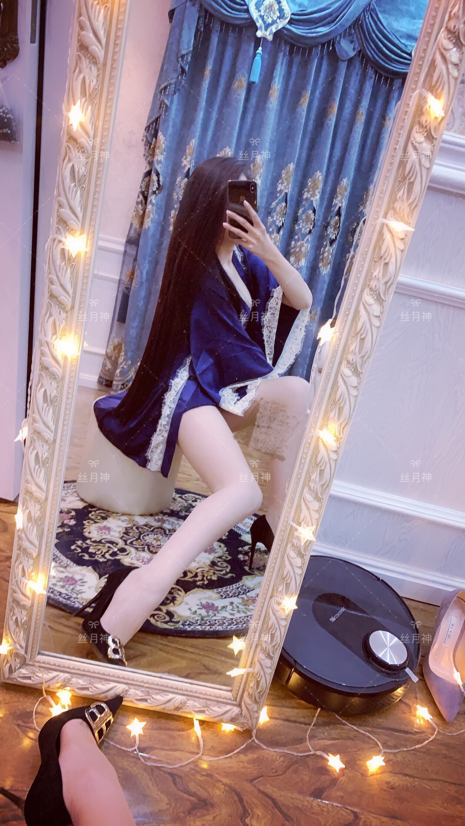 图片[40]-丝月神 NO.017 维密睡衣肉丝绒面高跟[88P71M]-六色网