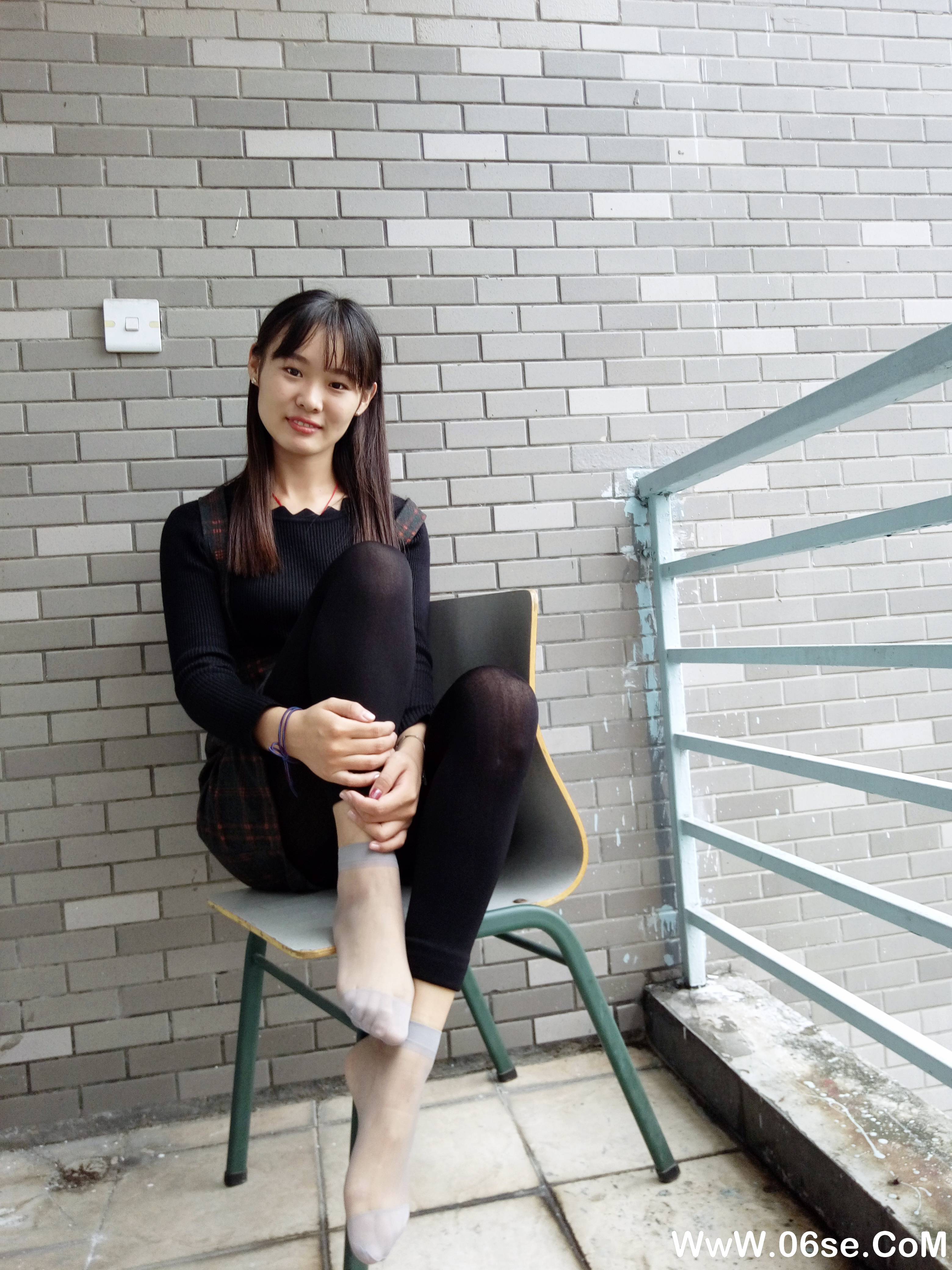 图片[80]-学妹校园寝室短丝系列001期 王丽君[85P284M]-六色网