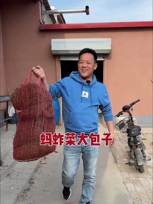 这个干蚂蚱菜包包子是真带劲啊，尤其是放辣椒滴，不管先吃完再说