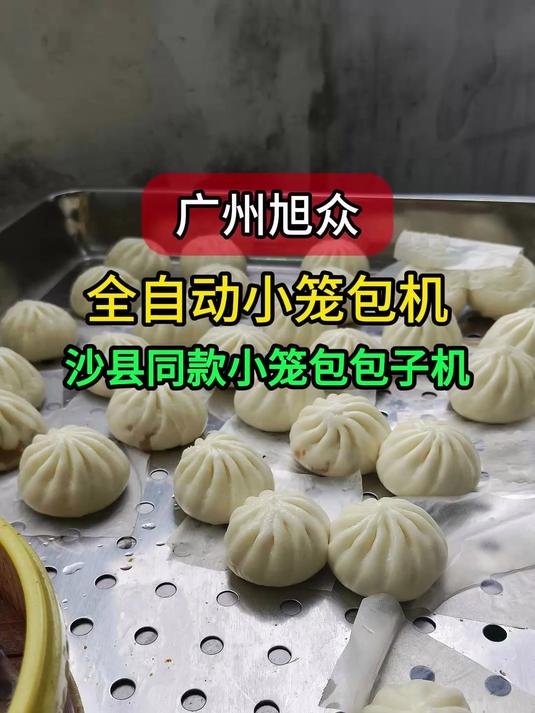 小笼包也能自动化?看这款机器如何保证每一笼都完美!