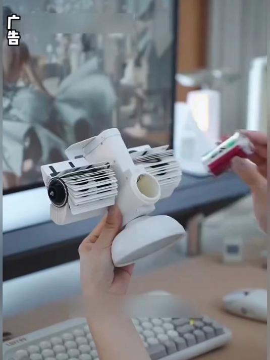 自动翻页时钟桌面钟表创意摆件客厅轻奢装饰欧式家装摆钟ins风