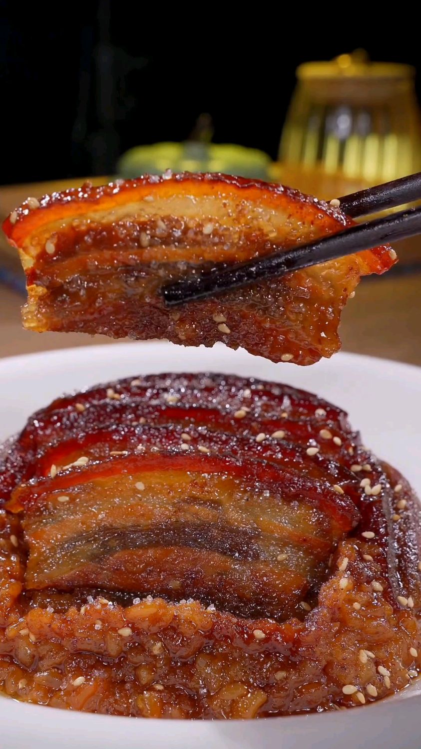 夹沙肉甜烧白的美食新做法简单又下饭