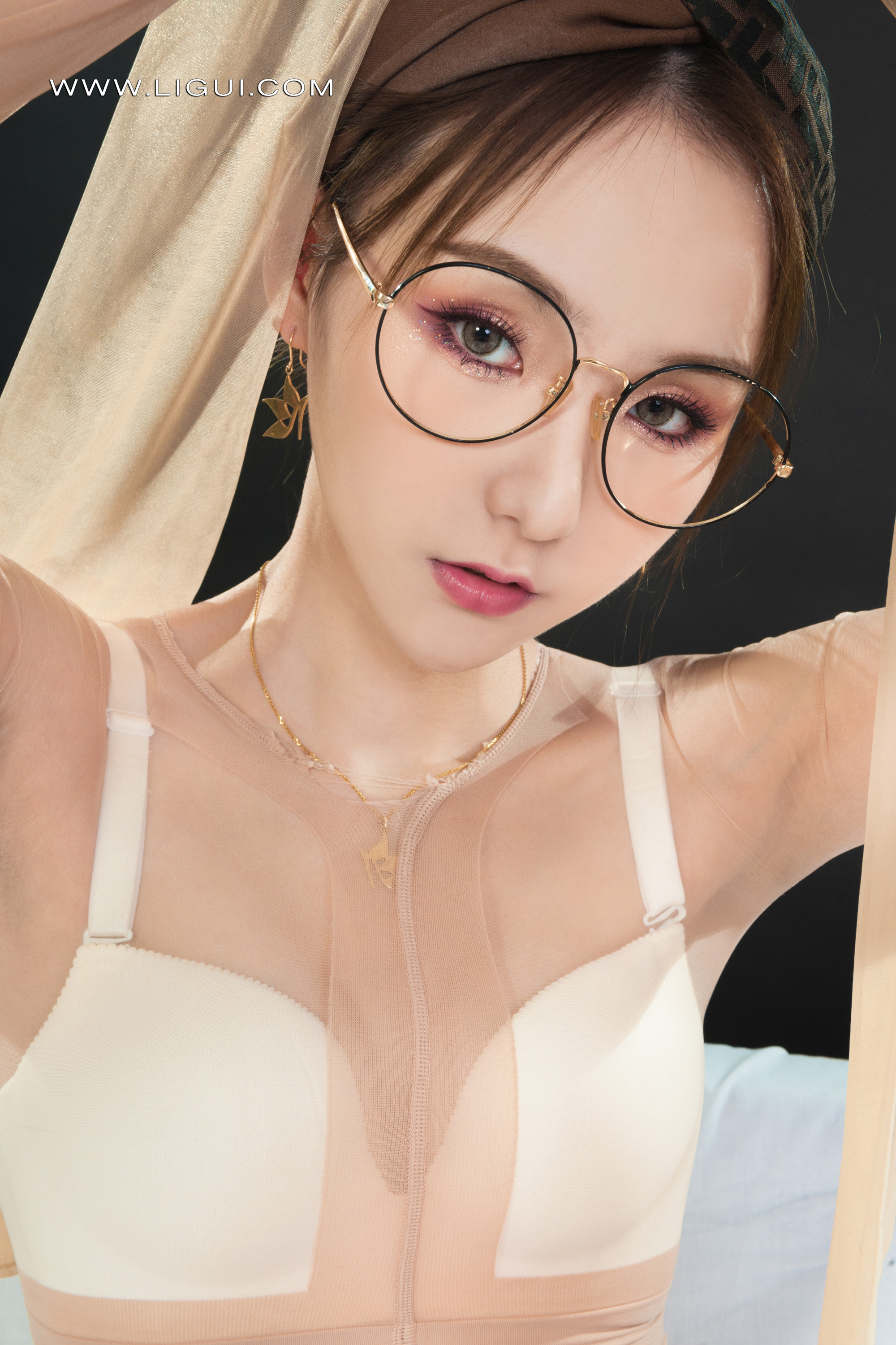 图片[19]-[Ligui丽柜] 2022.02.22 《蜜香丝颜》心心-六色网