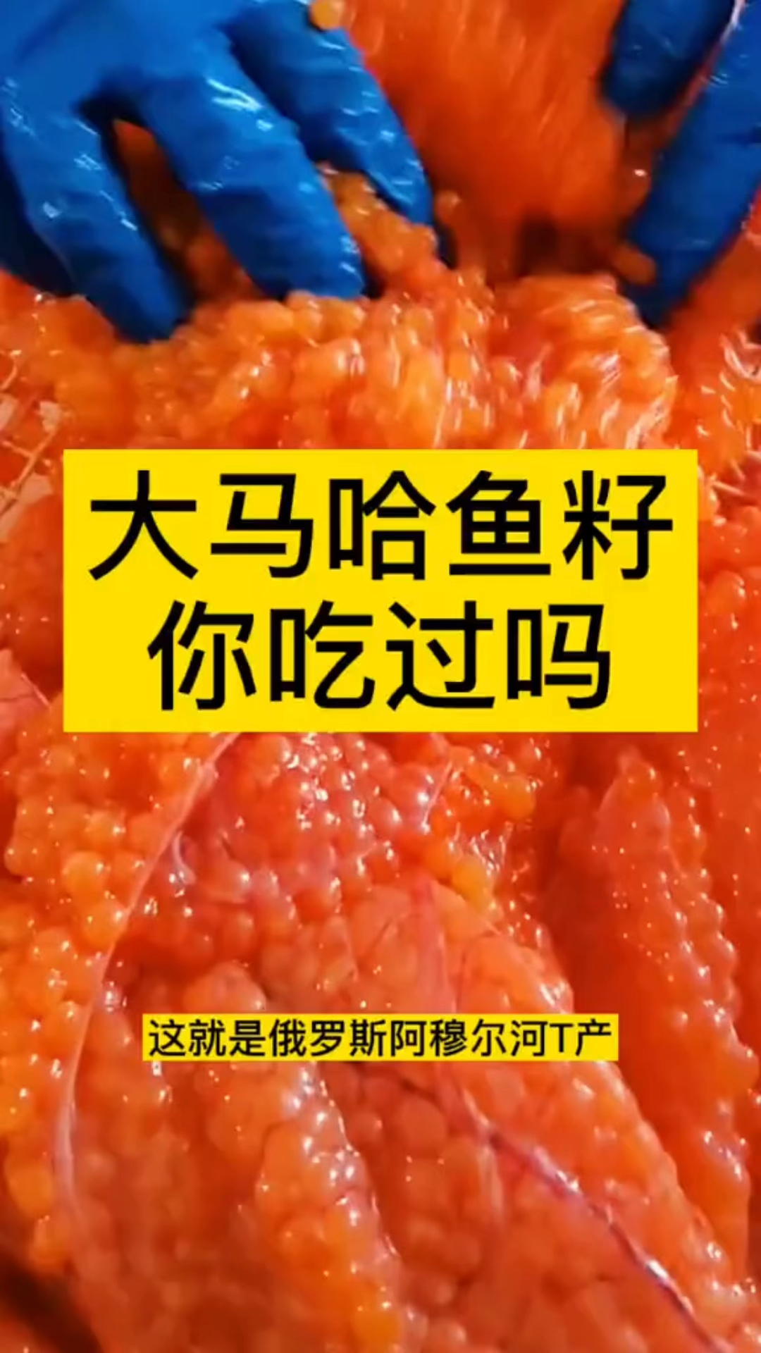 它是俄罗斯国民美食鱼子酱,采用最新鲜的鱼子,加上一点盐就可以吃了吃起来鲜味十足!