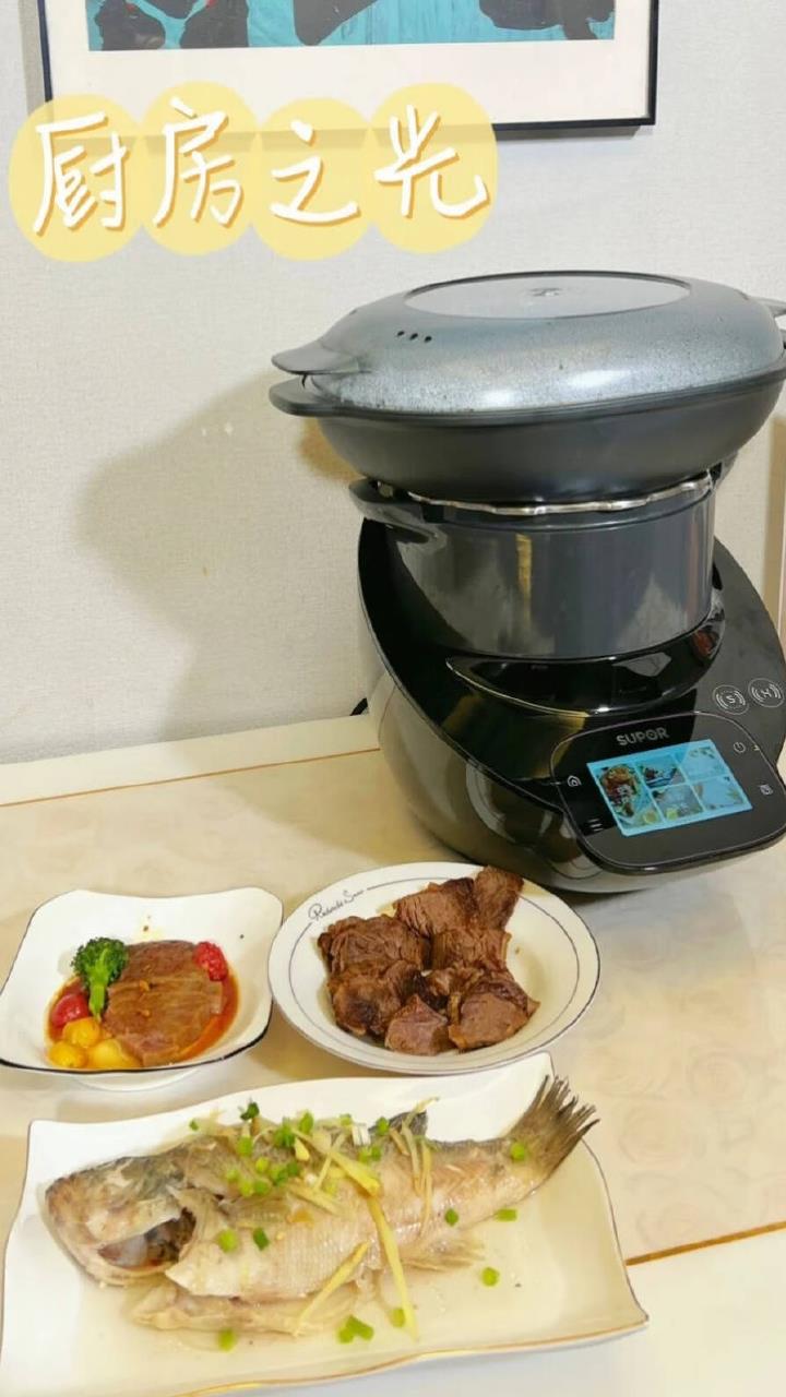 苏泊尔小C主厨机 家用自动炒菜机器人 多功能自动炒菜锅 5L