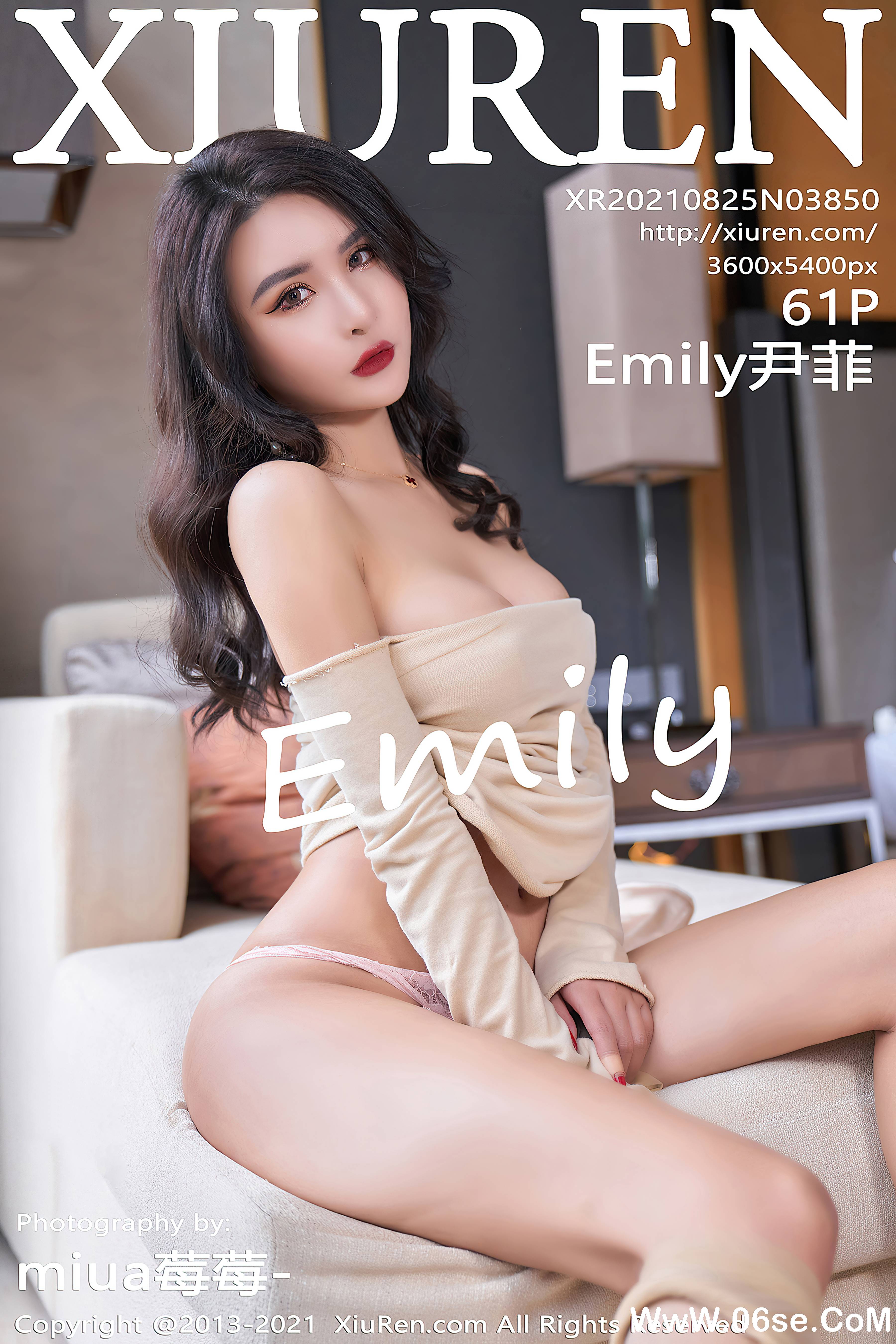 [XIUREN秀人网] 2021.08.25 NO.3850 Emily尹菲[61+1P608M]-六色网