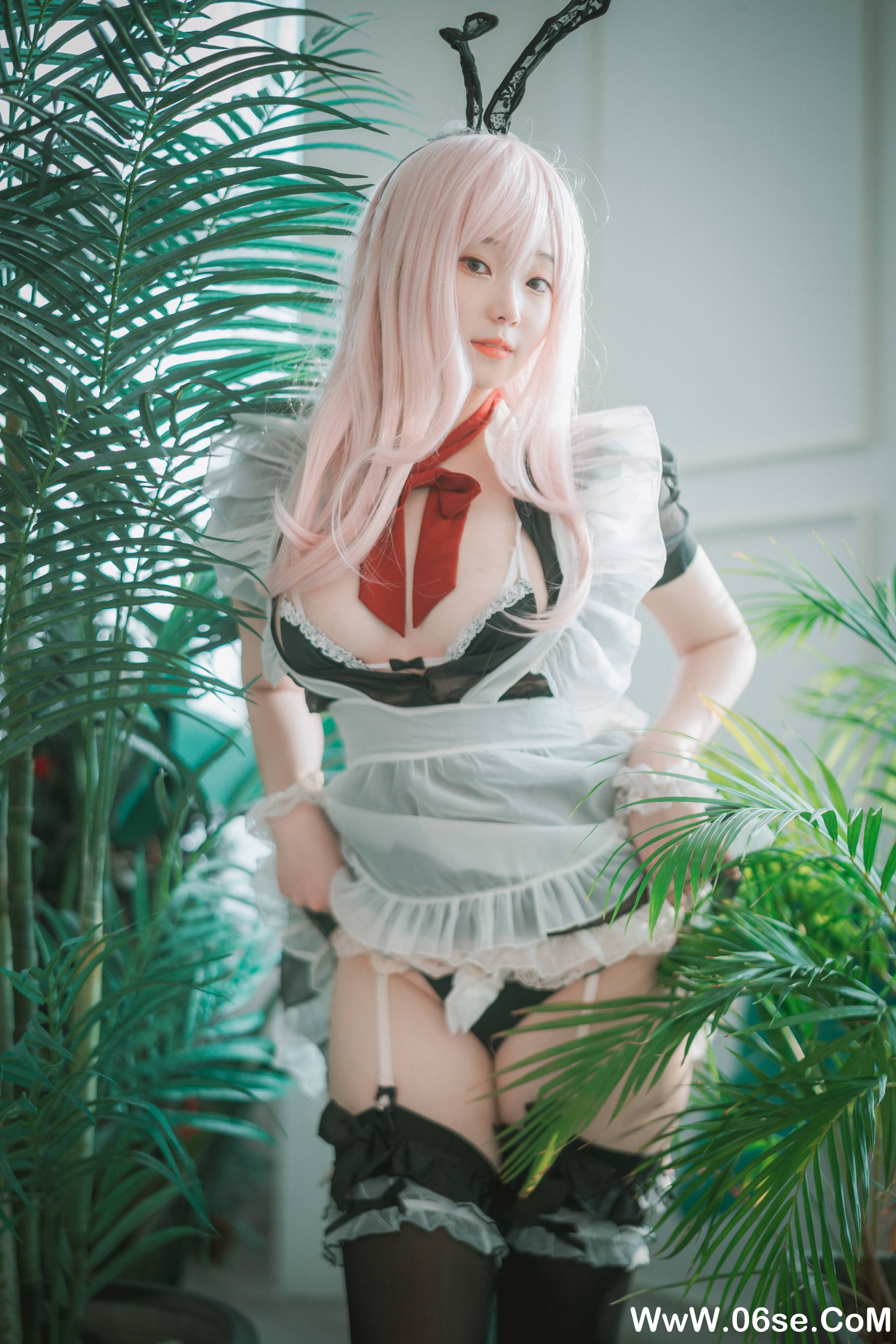 图片[51]-DJAWA — NO.122 Sheer Bunny Maid [51P450M]-六色网