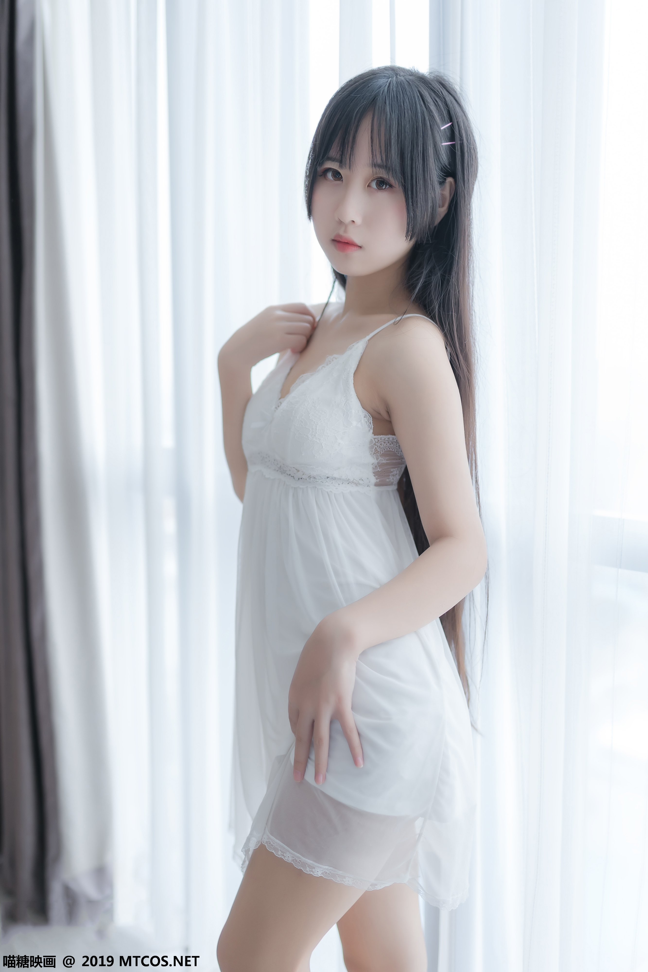 图片[25]-[MTCos] 喵糖映画 Vol.069 萌芽儿o0 白纱裙-六色网