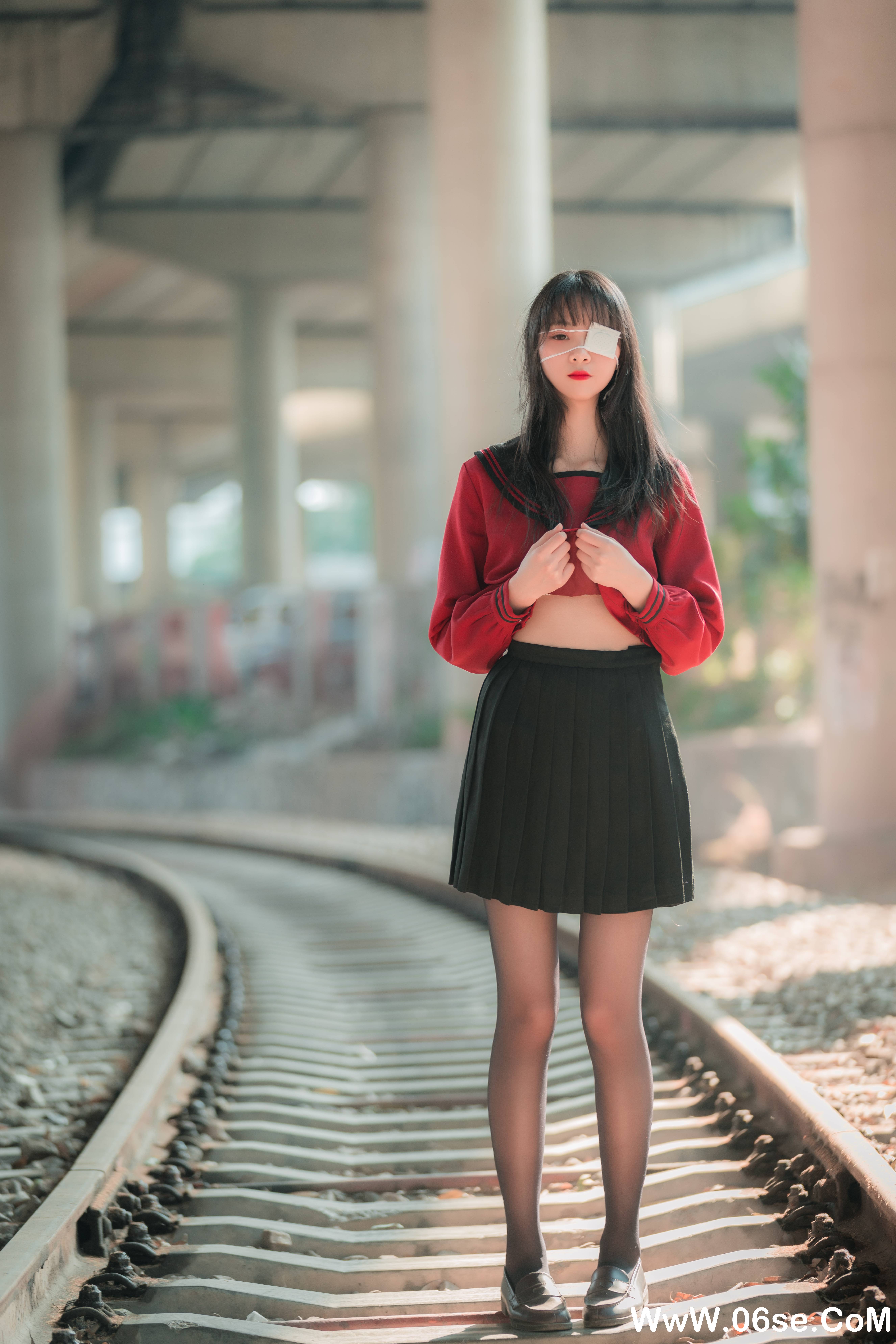图片[22]-西瓜少女 NO.013 – 铁轨成片[47P721M]-六色网