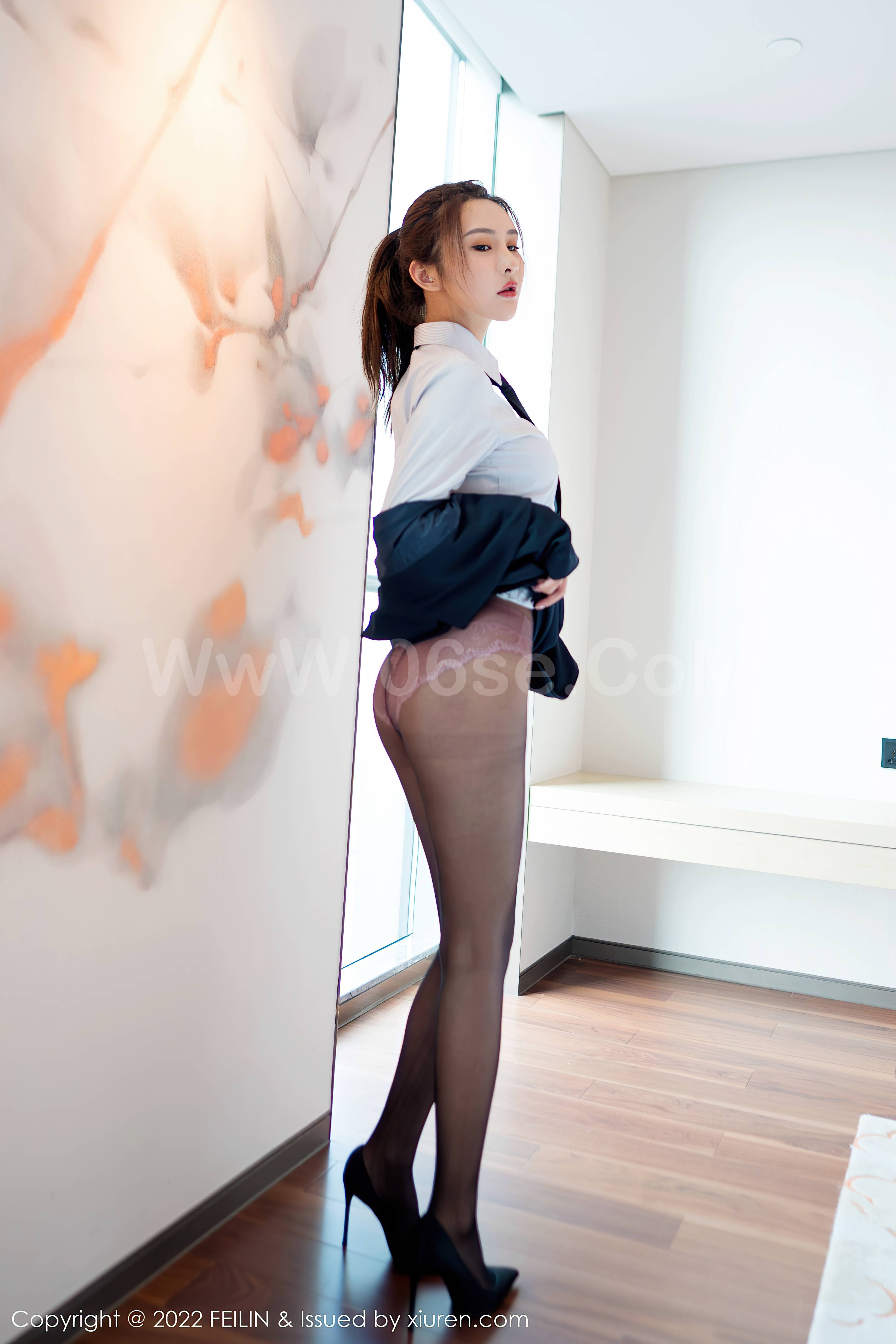 图片[32]-[FEILIN嗲囡囡] 2022.05.25 Vol.445 Emily尹菲[65P511M]-六色网