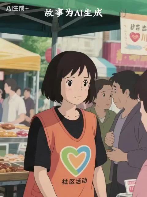 义卖糕点眉间变柔和!老人排队购买,善款比去年多两千