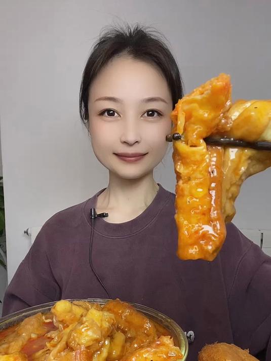 美食吃播:油条,饺子