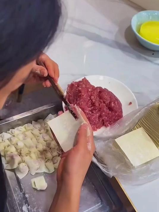 馄饨这样包可好看了
