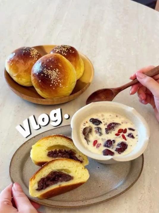 日式红豆麻薯包软糯香甜（轻松手揉版）