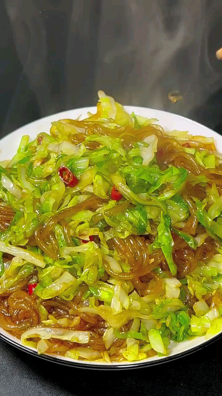 大头菜炒粉条,东北下酒硬菜
