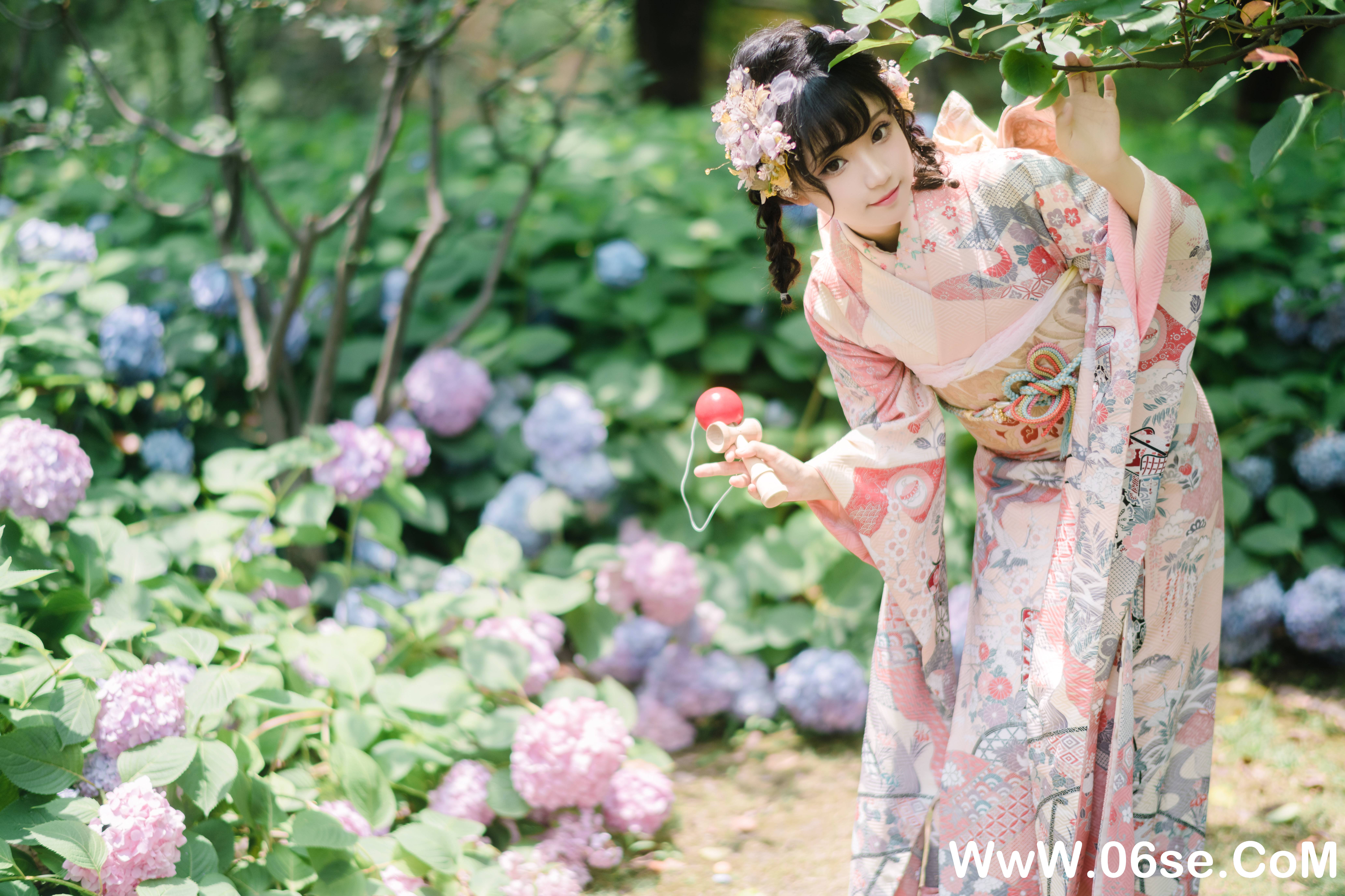 图片[11]-花柒hana NO.009 — 绣球花和服[18P437M]-六色网