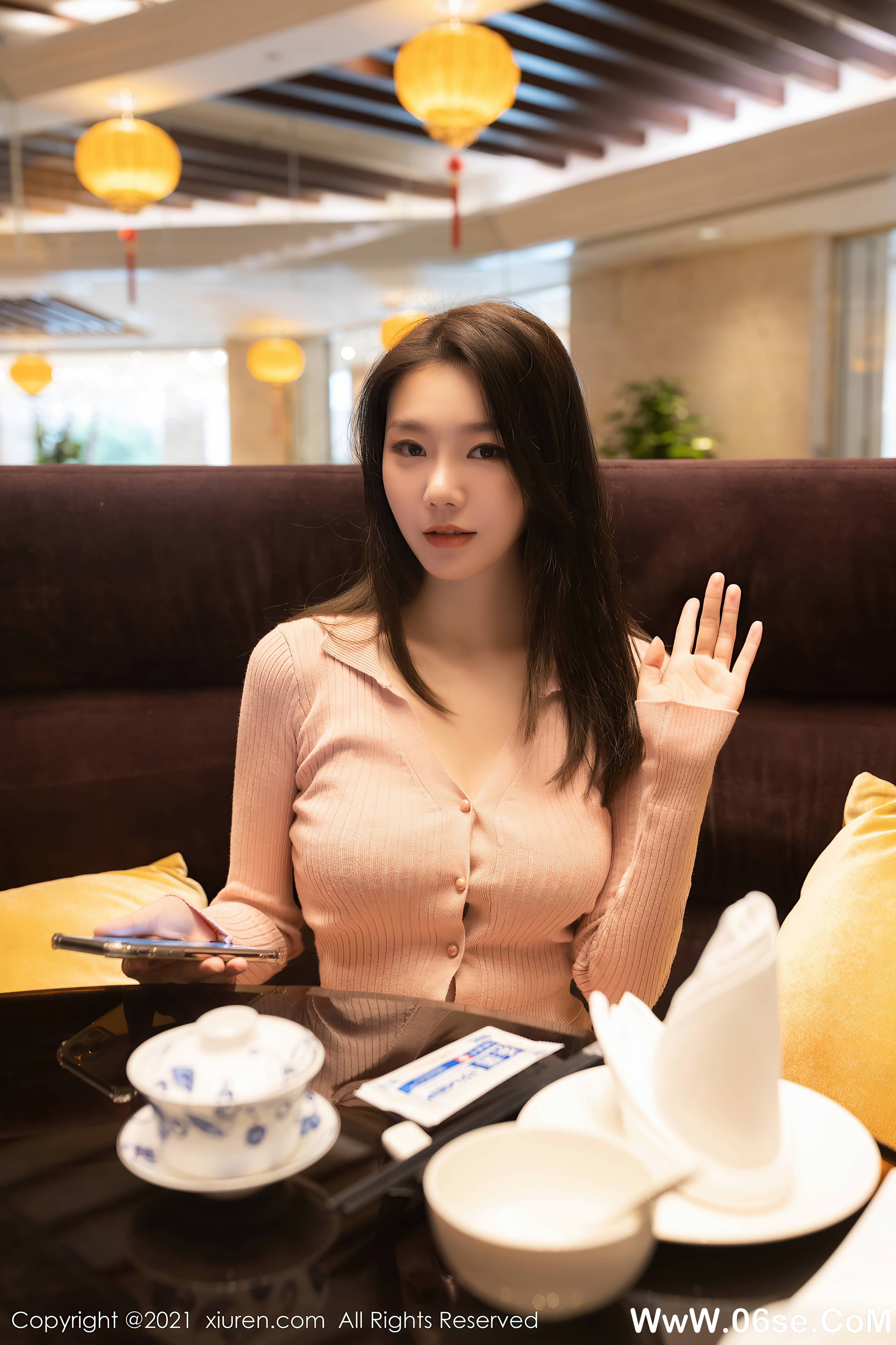 图片[2]-[XIUREN秀人网] 2021.04.21 NO.3328 安然Maleah[65+1P536M]-六色网