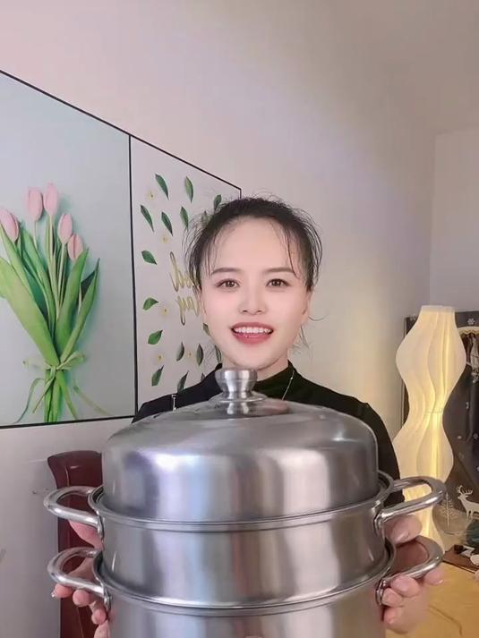 不锈钢三层蒸锅,蒸出美味好生活