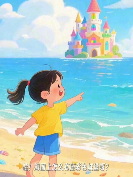 儿童海洋科普《海上为什么会有海市蜃楼?》
