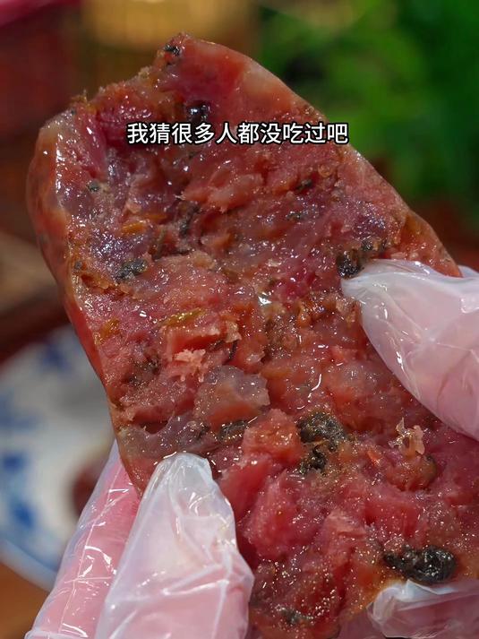 超解馋的！梅干菜香肠饿了吃一根，超顶饱
