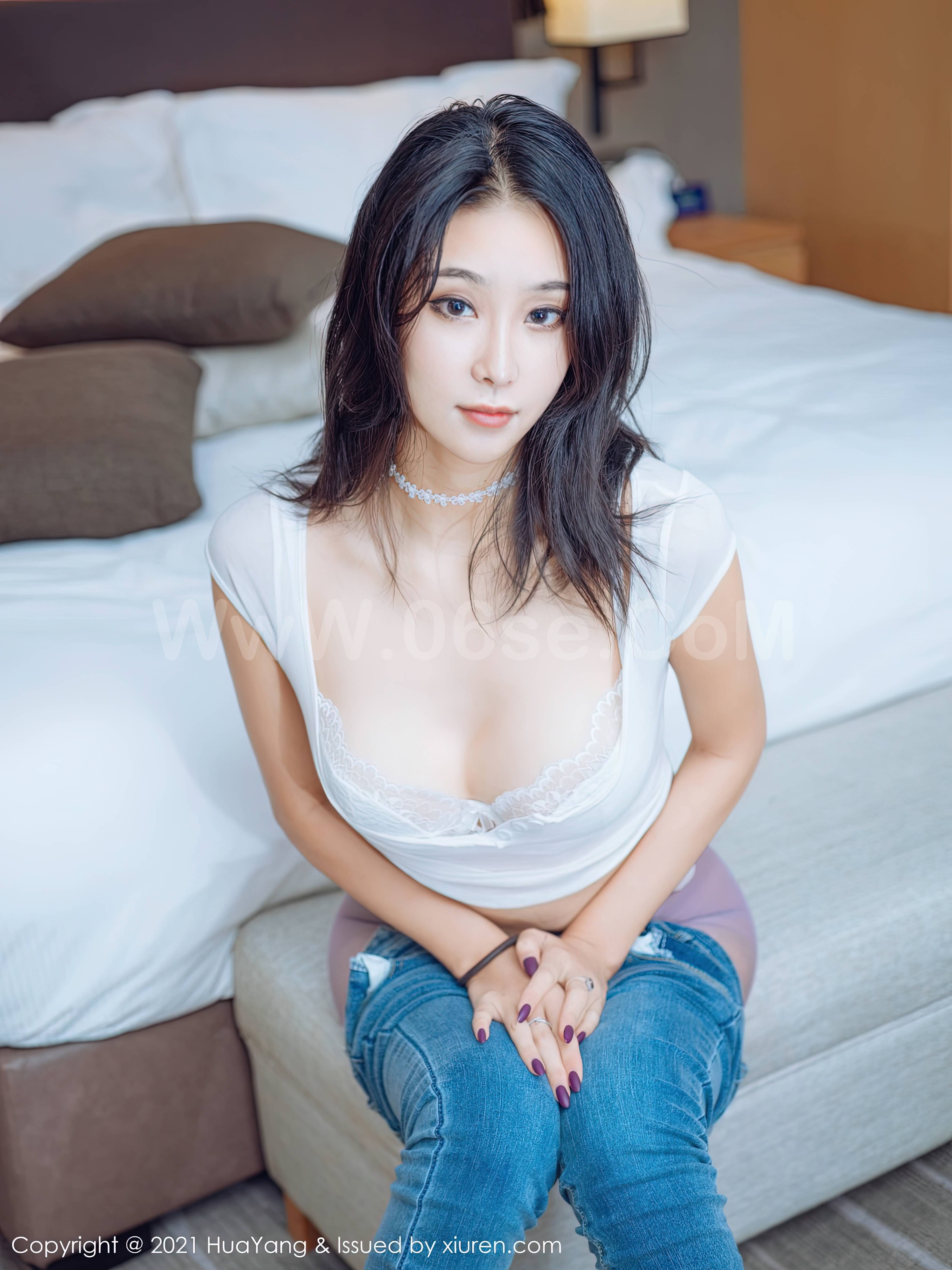 图片[22]-HuaYang Vol.405 蓝夏Akasha-六色网