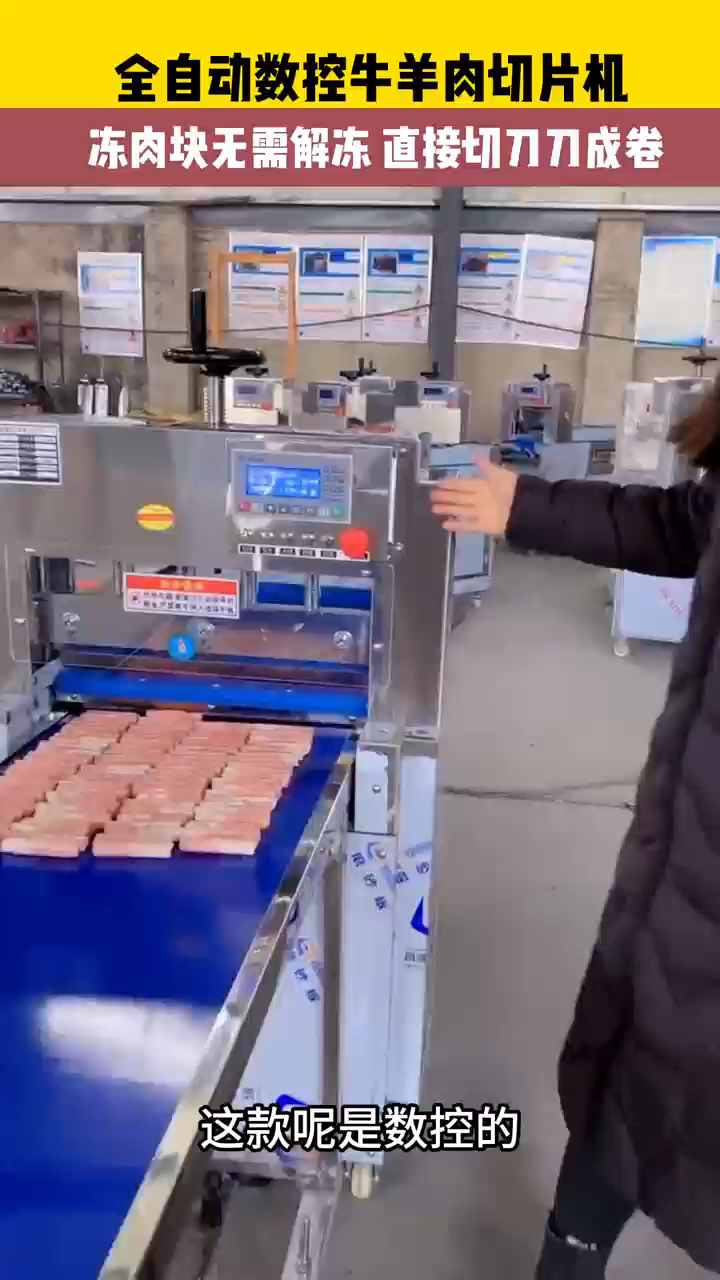 冻肉切片 牛羊肉切片切卷机