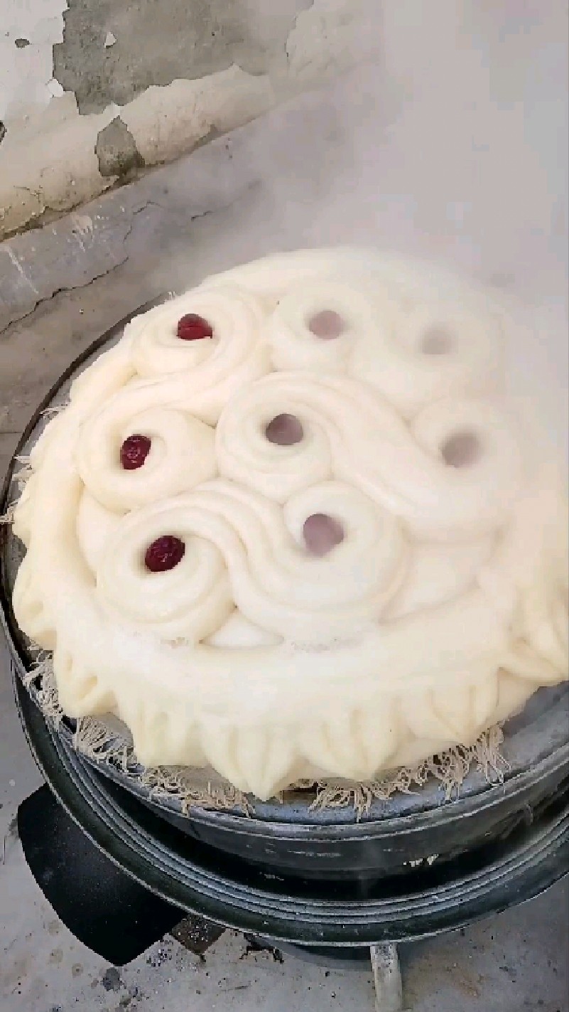 妈妈蒸花糕还是很好吃