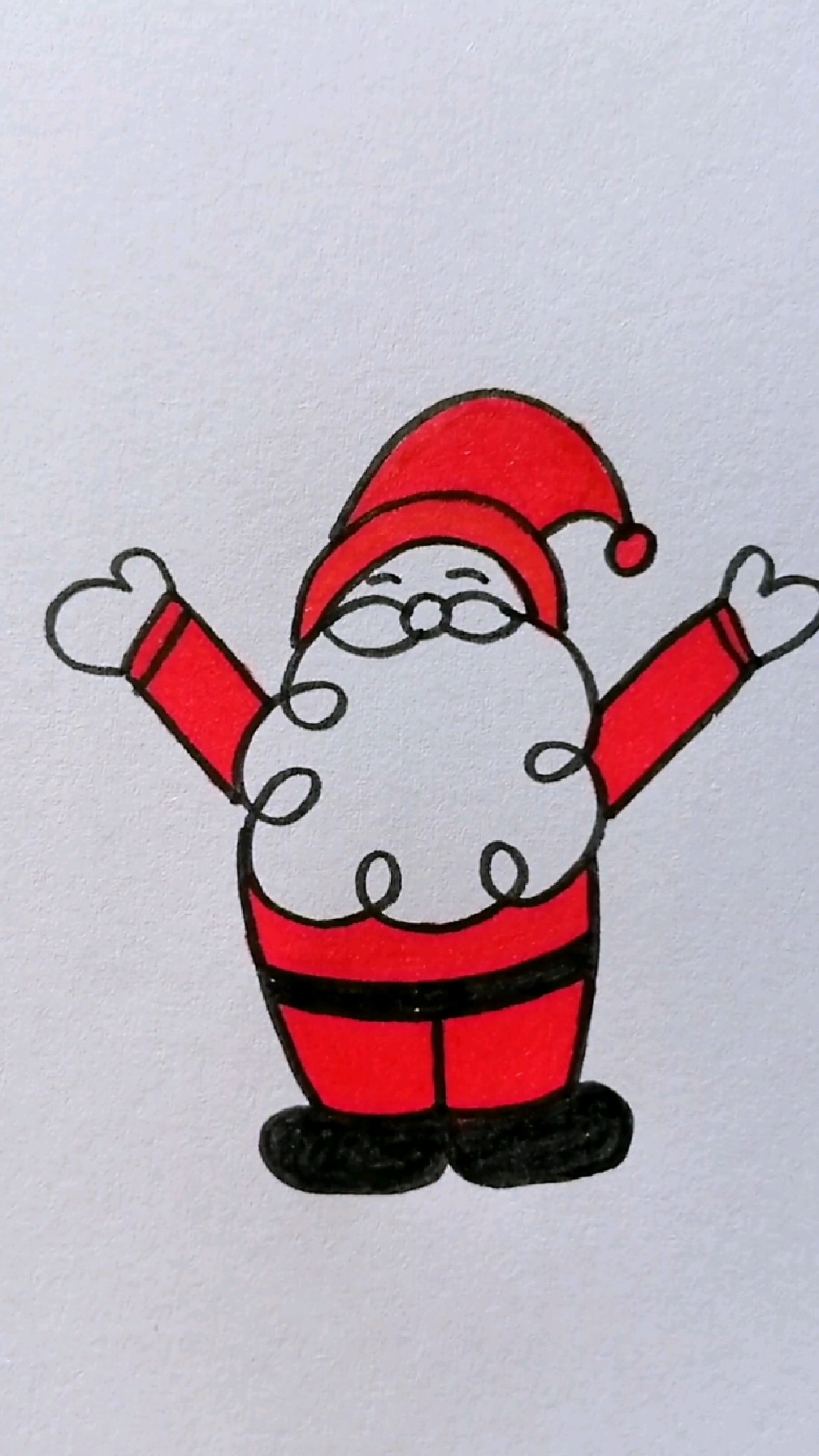 圣诞老人简笔画