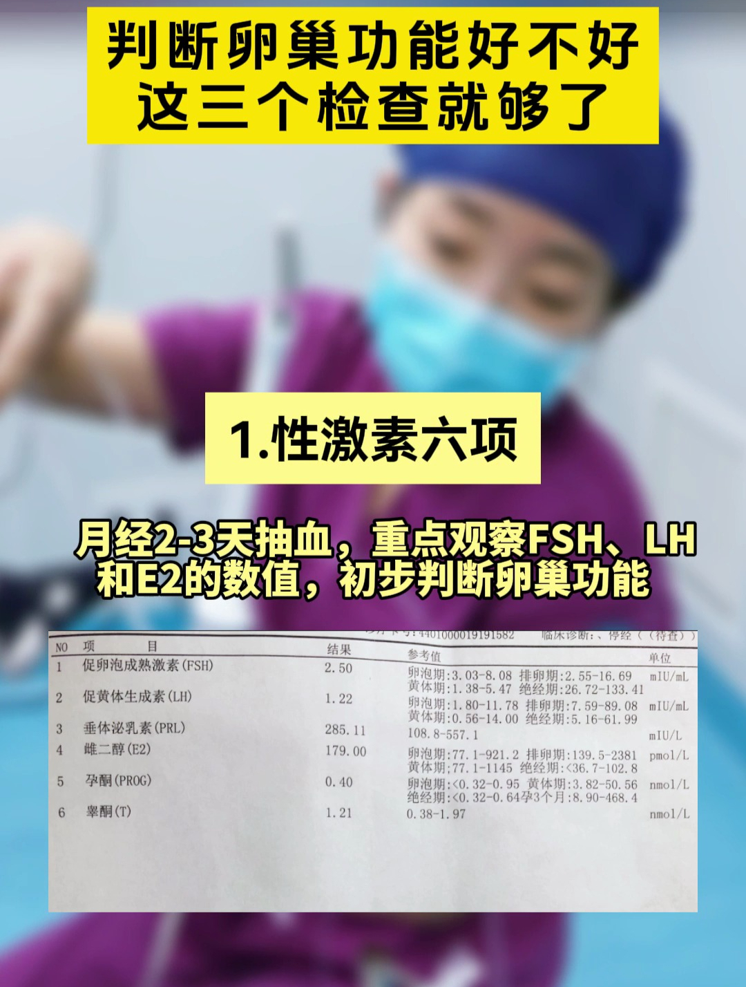 卵巢功能好不好,这三个检查就够了~