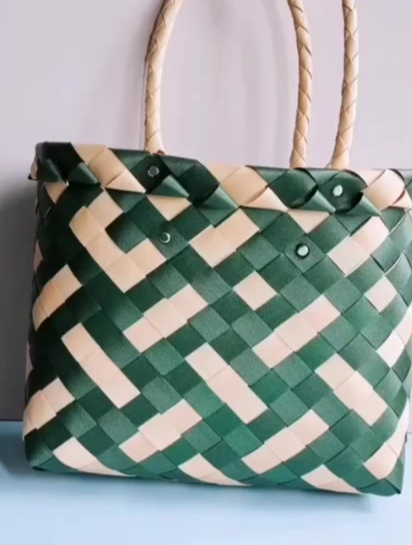 花两个小时编个包包去买菜吧!