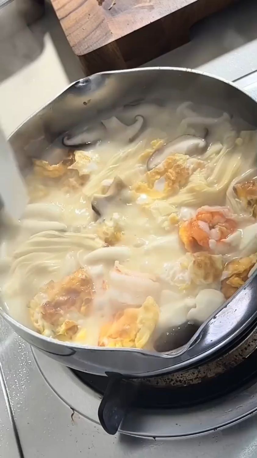 菌菇三鲜汤这样做