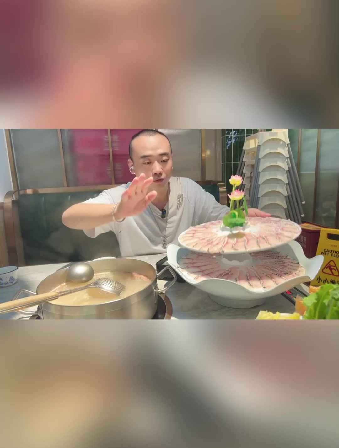 一顿大餐来了 马家斑鱼,吃鱼先喝汤