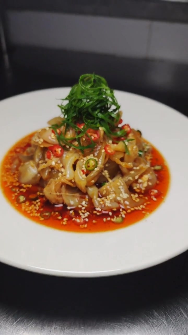 原本是准备开课的现在准备在直播时分享这道酸辣脆爽鱼肚