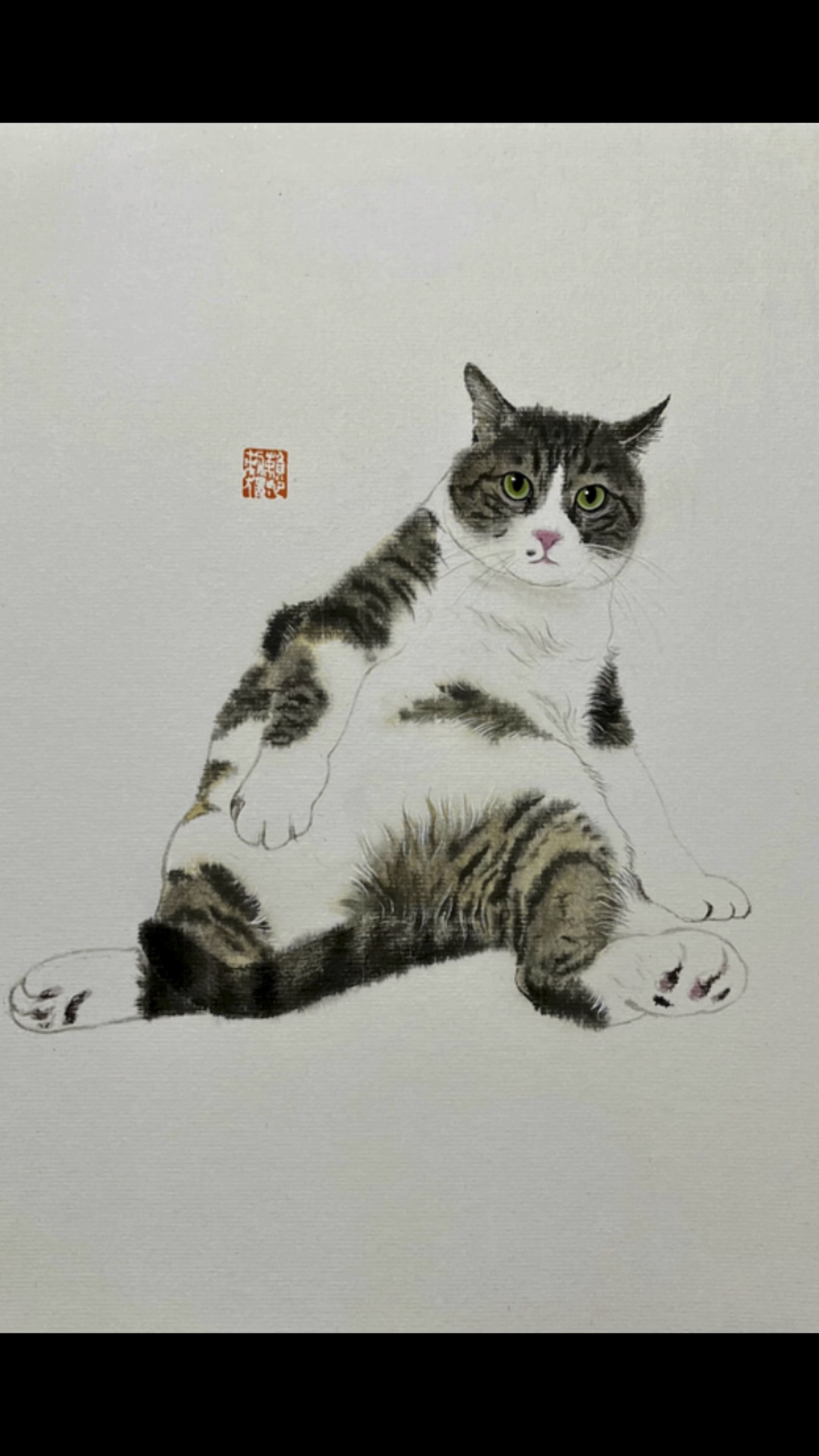 画只猫 国画猫咪的画法