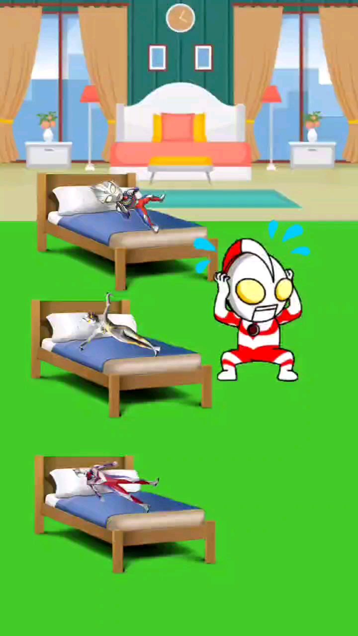 小奥特曼变成了大公鸡