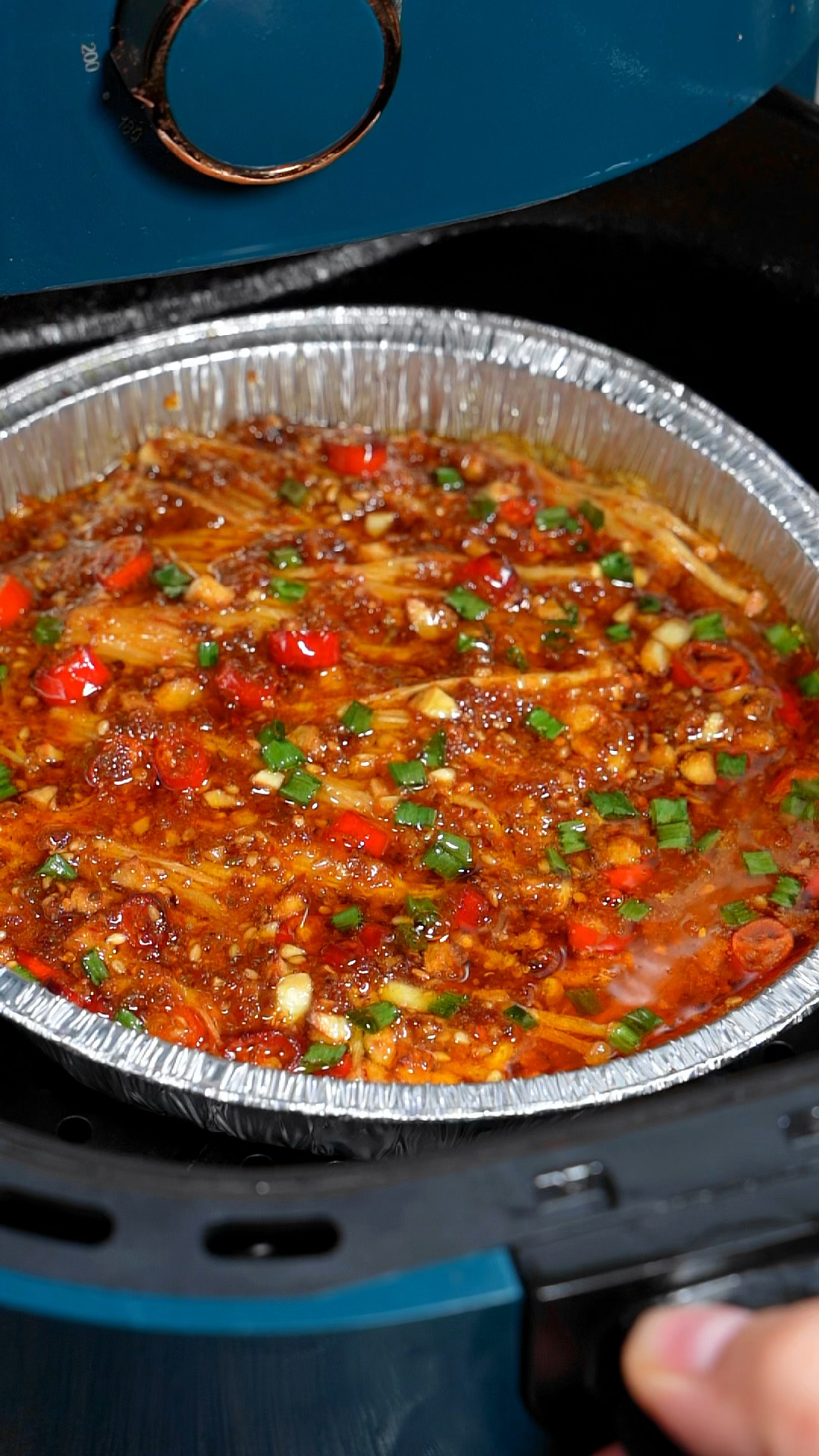 #如果你有一个空气炸锅 分享蒜蓉金针菇的正确做法#蒜蓉金针菇