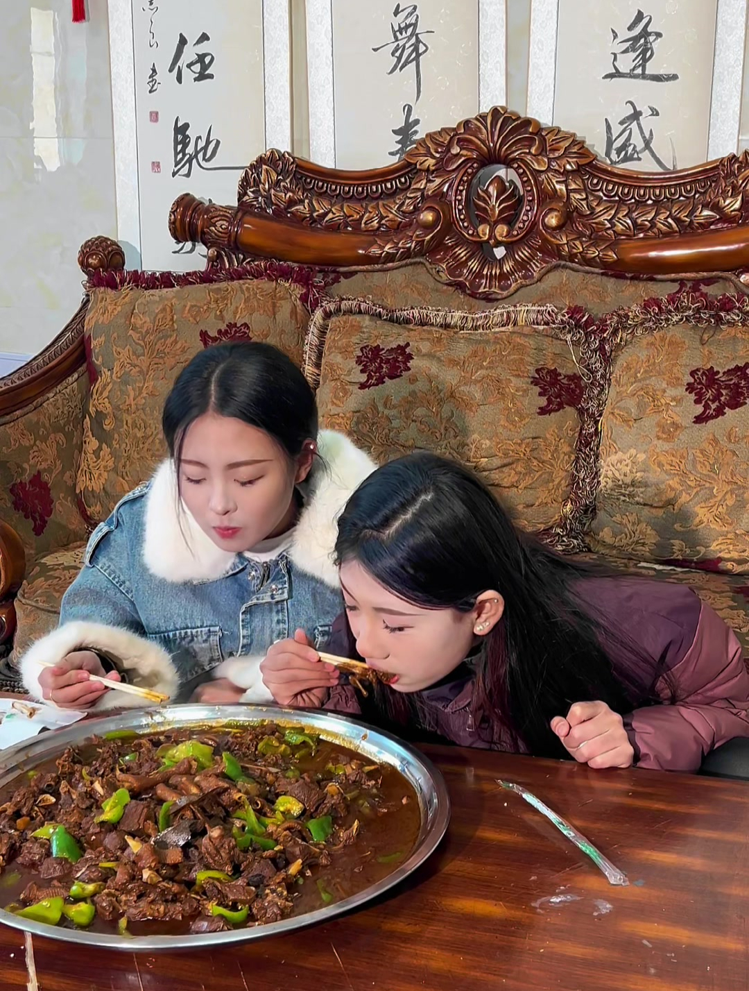 铁锅炖大鹅这个冬天嘎嘎的