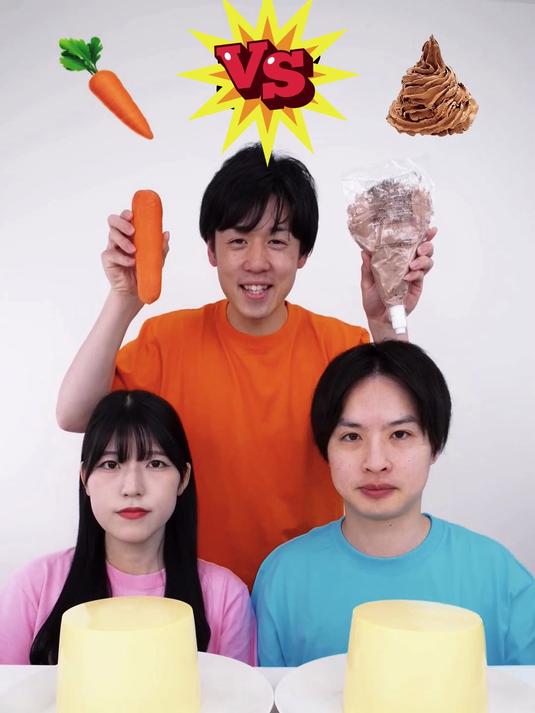 男孩和女孩一起做蛋糕!谁的盲盒蛋糕更好吃呢?