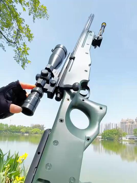 创意抛壳设计!儿童吃鸡玩具枪夜市必看