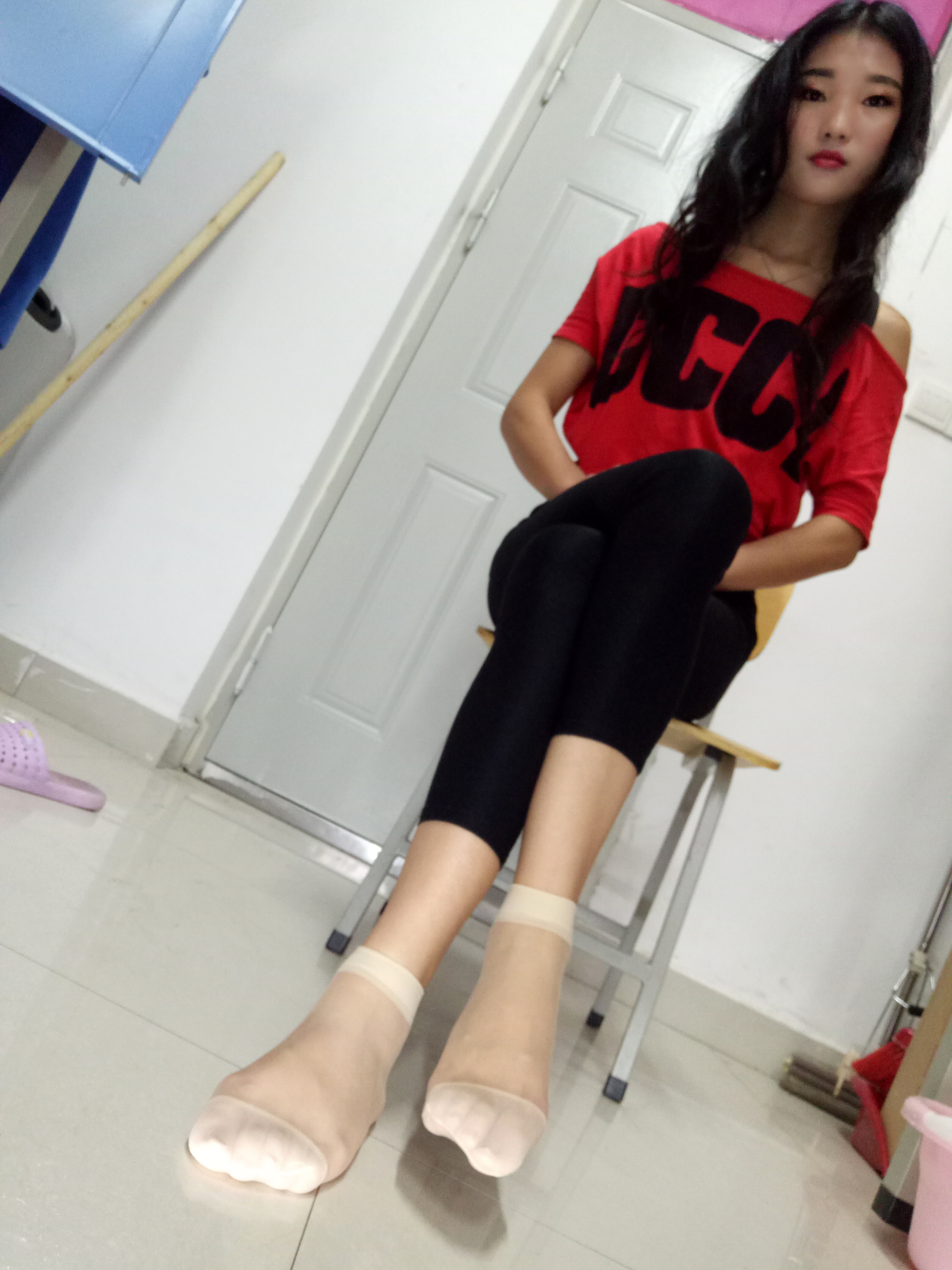 图片[16]-学妹校园寝室短丝系列037期 秦瑾&王莉莉[126P395M]-六色网