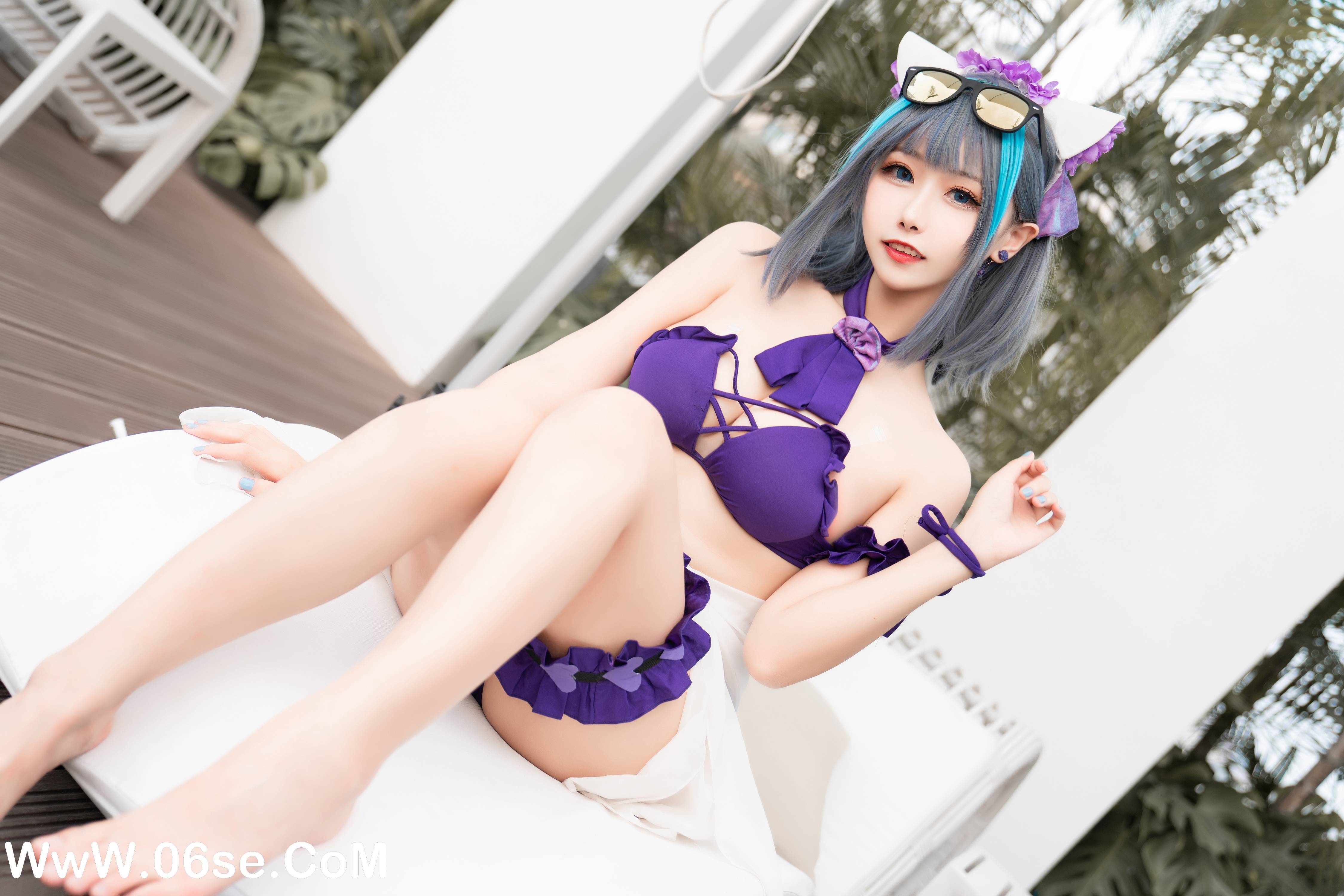 图片[9]-Momoko葵葵 NO.018 – 柴郡水着[40P+1V313M]-六色网