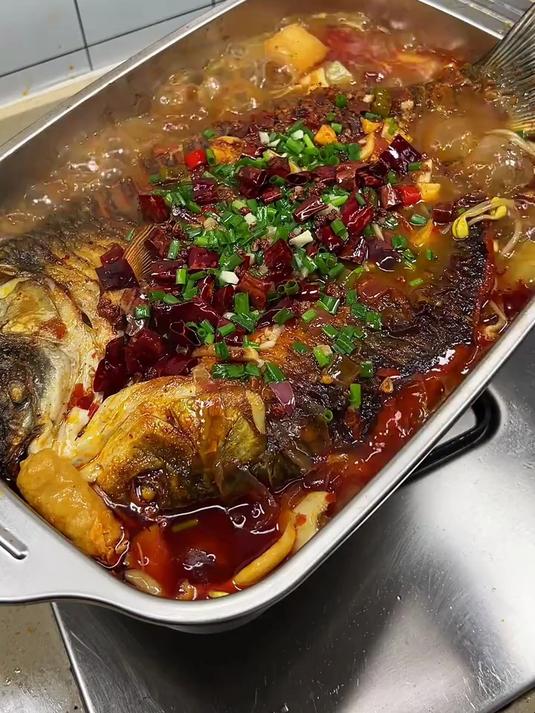 家庭版烤鱼,香辣美味