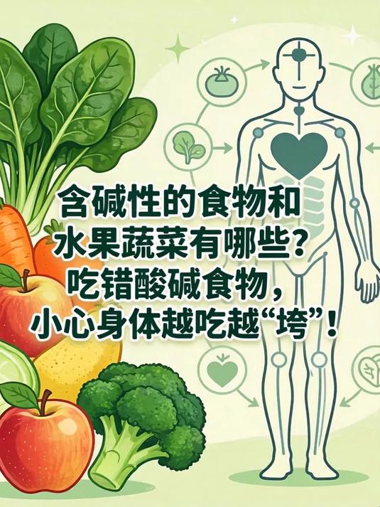 含碱性的食物和水果蔬菜有哪些?吃错酸碱食物,小心身体越吃越“垮”!