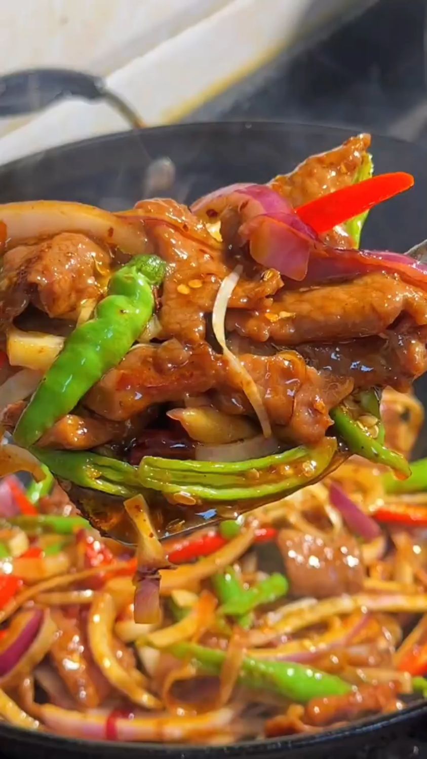小炒牛肉这样做