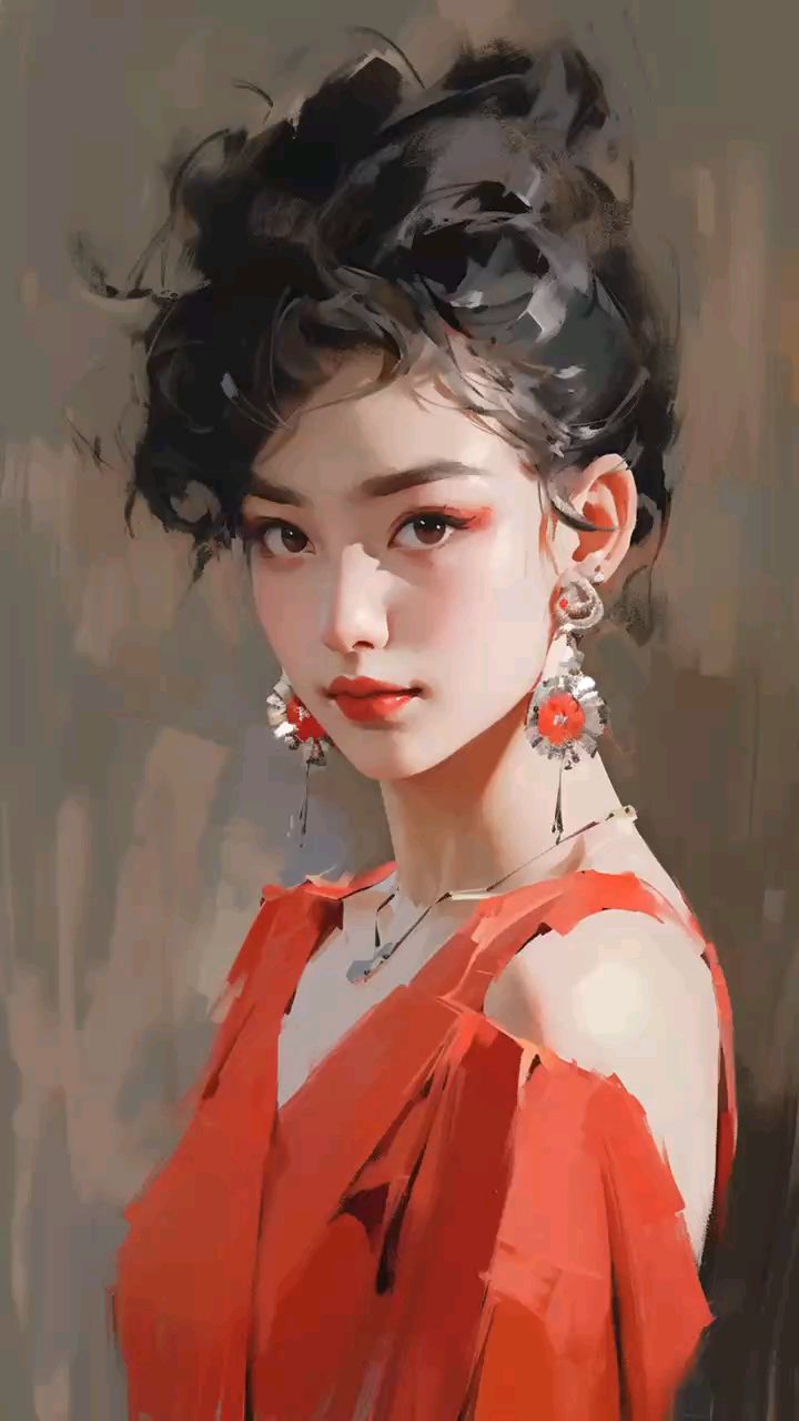 油画——人物篇 #艺术 #美术 #治愈系 #装饰画 #时尚