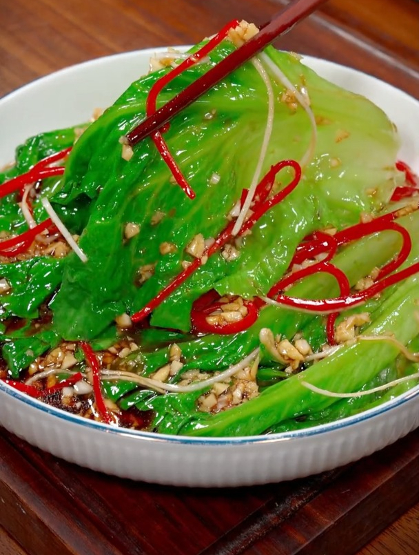 白灼生菜的简单家常做法